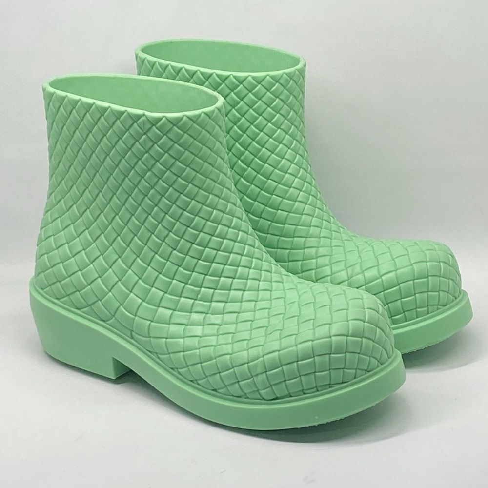Bottega Veneta Green Fireman Boots size 38